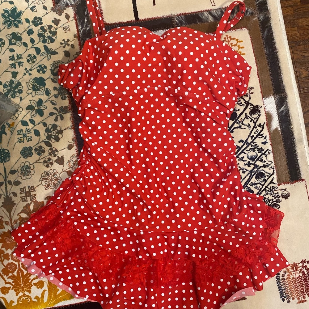 Torrid retro bathing suit dress size 2.